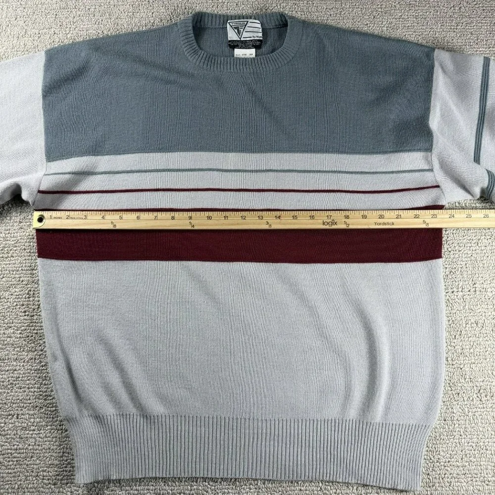 Vintage Tyrolia by HEAD Striped Knit Sweater 90's Y2K Multicolor Men’s Size XL - Picture 4 of 6
